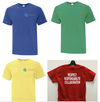 DE LA DÉCOUVERTE HARMONY TSHIRT WITH LEFT CHEST PRESS ON LOGO AND BACK PRINT