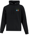 ÉCOLE ÉLÉMENTAIRE CATHOLIQUE NOTRE DAME DES CHAMPS ATC COTTON HOODIE WITH EMBROIDERED LEFT CHEST LOGO