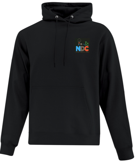 ÉCOLE ÉLÉMENTAIRE CATHOLIQUE NOTRE DAME DES CHAMPS ATC COTTON HOODIE WITH EMBROIDERED LEFT CHEST LOGO