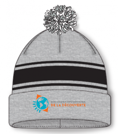 DE LA DÉCOUVERTE AK POM POM HAT WITH EMBROIDERED LOGO