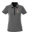 AU COEUR ELITE LADIES POLO WITH EMBROIDERED LEFT CHEST LOGO