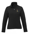 AU COEUR CX2 SOFTSHELL LADIES JACKET WITH EMBROIDERED LEFT CHEST LOGO