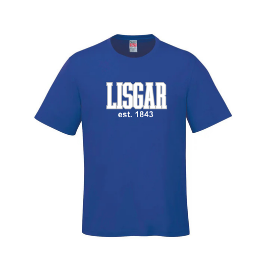 LISGAR COTTON TSHIRT WITH FULL FRONT HEAT PRESS LISGAR PARKOUR