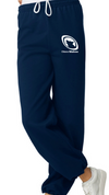 OTTAWA WOLVES RUGBY COTTON SWEATPANTS WITH HEAT PRESSED LOGO ON LEG