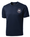 ROCKCLIFFE LAWN TENNIS CLUB CAOST SHORT SLEEVE TSHIRT WITH HEAT PRESS LOGO LEFT CHEST