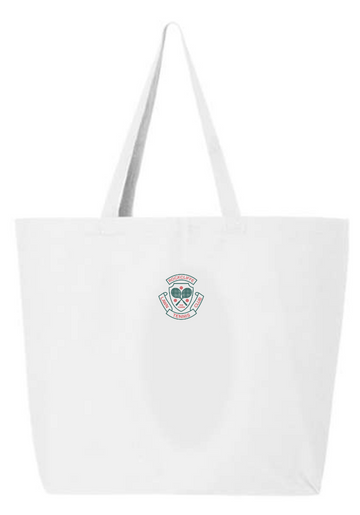 ROCKCLIFFE LAWN TENNIS CLUB TOTE WITH HEAT PRESSED LOGO ON 1 SIDE