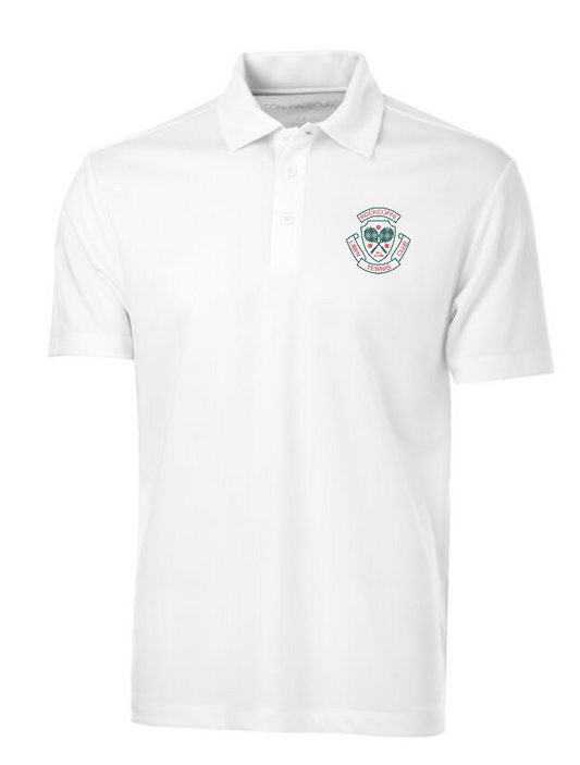 ROCKCLIFFE LAWN TENNIS CLUB COAL HARBOUR SHIRT WITH HEAT PRESSED LOGO ON LEFT CHEST