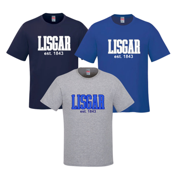 LISGAR COTTON TSHIRT WITH FULL FRONT HEAT PRESS LISGAR PARKOUR