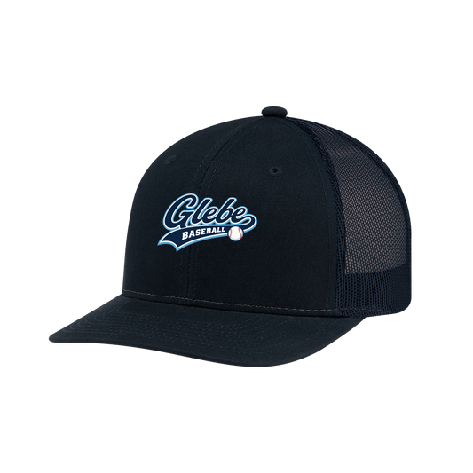 Glebe Baseball Mesh Back Cap | AJM 8E019M/B - Embroidered