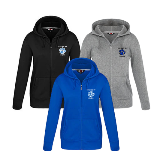 Colonel By Women's Polyester Zip Up | CX2 Cypress Creek - Embroidered Left Chest