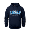 LISGAR COLLEGIATE INSTITUTE VAULT HOODIE WITH EMBROIDERED FULL FRONT TWILL APPLIQUE