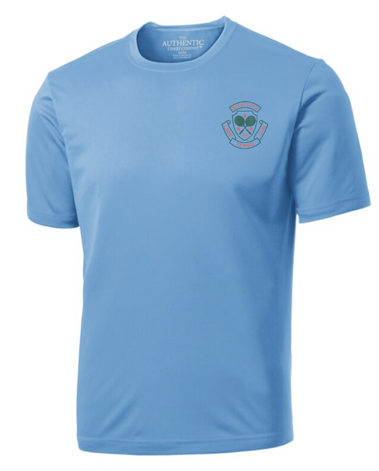 ROCKCLIFFE LAWN TENNIS CLUB CAOST SHORT SLEEVE TSHIRT WITH HEAT PRESS LOGO LEFT CHEST