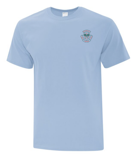 ROCKCLIFFE LAWN TENNIS CLUB PARKOUR TSHIRT WITH HEAT PRESSED LEFT CHEST LOGO