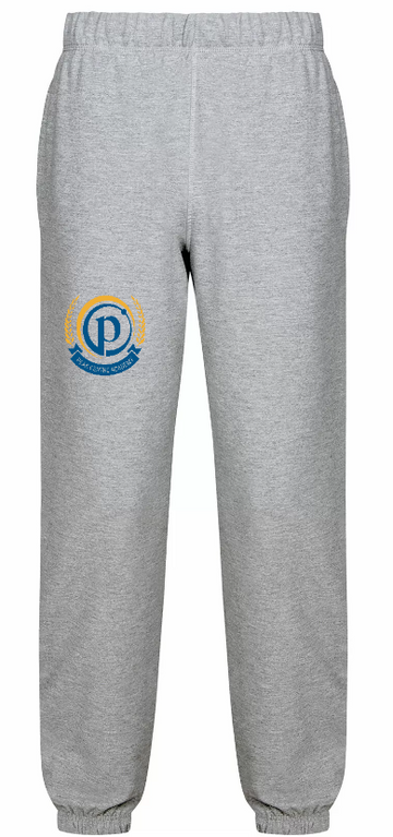 PEAK ACADEMY DASH SWEATPANTS WITH HEAT PRESSED LOGO ON LEG