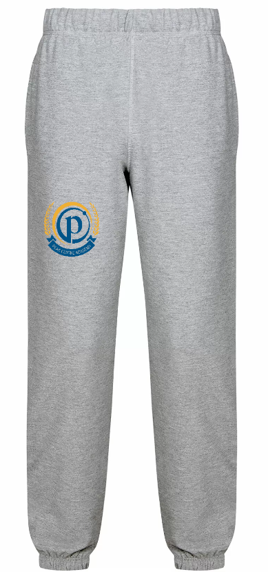 PEAK ACADEMY DASH SWEATPANTS WITH HEAT PRESSED LOGO ON LEG