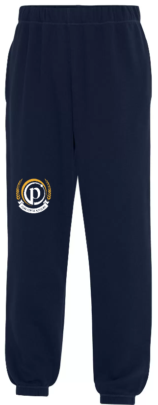 PEAK ACADEMY DASH SWEATPANTS WITH HEAT PRESSED LOGO ON LEG