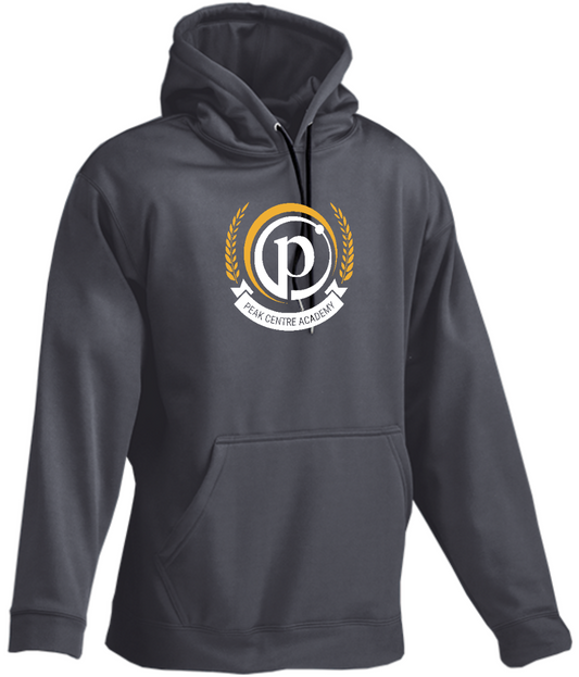 PEAK ACADEMY KOBE CARRIER PERFORMANCE HOODIE WITH LARGE EMBROIDERED LOGO ON FRONT