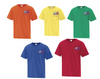 ÉCOLE ÉLÉMENTAIRE CATHOLIQUE SAINT GUILLAUME ATC COTTON TSHIRT WITH LEFT CHEST PRESS ON LOGO AND BACK PRINT
