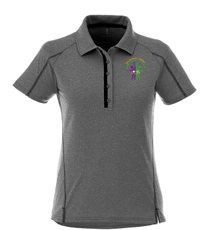 ÉCOLE ÉLÉMENTAIRE CATHOLIQUE SAINT JOSEPH MACTA LADIES POLO WITH EMBROIDERED LEFT CHEST LOGO
