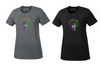 Saint Joseph Women's Short Sleeve Dryfit Shirt | ATC - Full Front Heat Press Logo