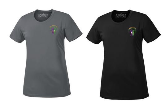 ÉCOLE ÉLÉMENTAIRE CATHOLIQUE SAINT JOSEPH ATC LADIES DRYFIT SHIRT WITH LEFT CHEST HEAT PRESSED LOGO