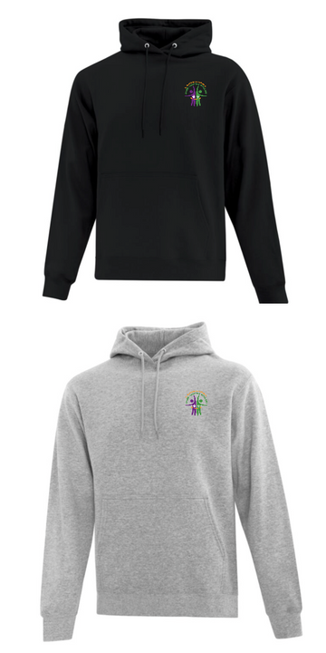 ÉCOLE ÉLÉMENTAIRE CATHOLIQUE SAINT JOSEPH ATC COTTON HOODIE WITH HEAT PRESSED LEFT CHEST LOGO