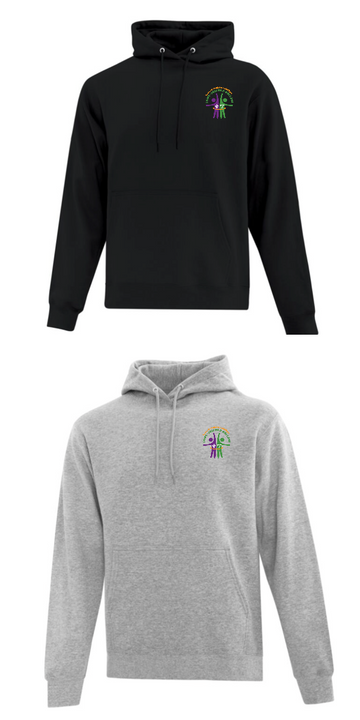ÉCOLE ÉLÉMENTAIRE CATHOLIQUE SAINT JOSEPH ATC COTTON HOODIE WITH LEFT CHEST EMBROIDERED LOGO