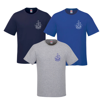 LISGAR COTTON TSHIRT WITH HEAT PRESS LEFT CHEST MUSIC LOGO PARKOUR