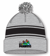 Des Pionniers Pom Pom Hat | Athletic Knit - Embroidered Logo