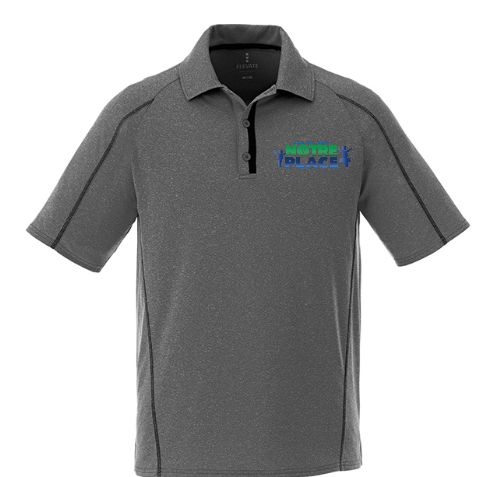 NOTRE PLACE ELITE POLO WITH EMBROIDERED LEFT CHEST LOGO