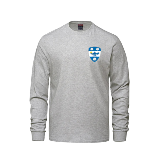 LISGAR COTTON LONG SLEEVE WITH LEFT CHEST HEAT PRESS LOGO BREEZE