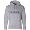 CUMBERLAND PANTHERS GIRLS FOOTBALL CHAMPION COTTON HOODIE WITH FULL FRONT APPLIQUE