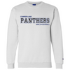 CUMBERLAND PANTHERS GIRLS FOOTBALL CHAMPION COTTON SWEATSHIRT WITH FULL FRONT APPLIQUE