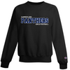 CUMBERLAND PANTHERS GIRLS FOOTBALL CHAMPION COTTON SWEATSHIRT WITH FULL FRONT APPLIQUE