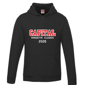 CAPITAL RINGETTE CLASSIC CSW VAULT PULLOVER HOODED SWEATSHIRT WITH FULL FRONT TWILL APPLIQUÉ