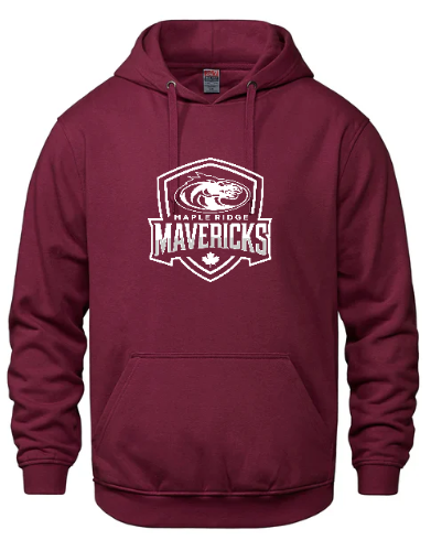 MAPLE RIDGE ELEMENTARY SCHOOL COTTON HOODIE WITH FULL FRONT EMBROIDERED LOGO