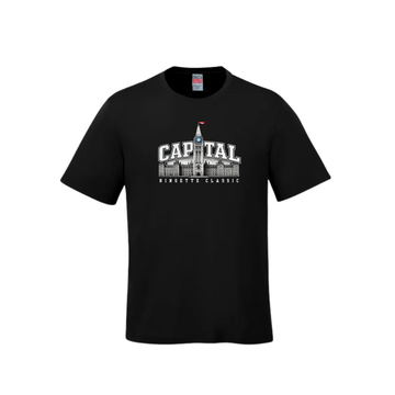 Capital Ringette Classic Cotton T-Shirt | CX2 Parkour - Full Front Heat Press Parliament