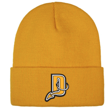 GLOUCESTER CUMBERLAND DEVILS KNIT CUFF TOQUE - GOLD
