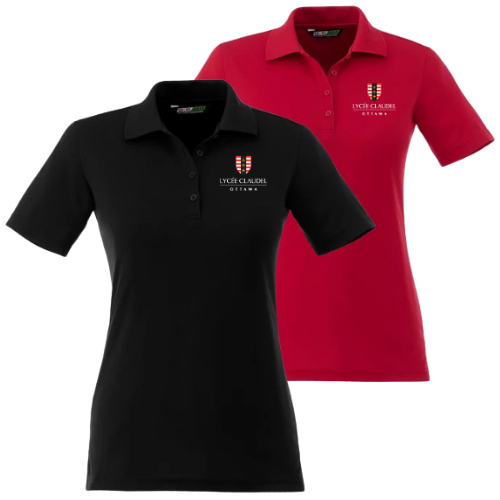LYCÉE CLAUDEL POLOS FEMME AVEC LOGO BRODÉ