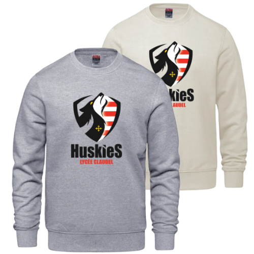 LYCÉE CLAUDEL CHANDAIL CX2 CREW SWEATSHIRT AVEC IMPRESSION HUSKIES