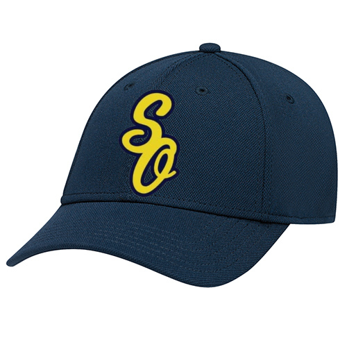 OTTAWA SOUTH BLUES BALL CAP WITH SO EMBROIDERED LOGO IN GOLD/NAVY ON FRONT