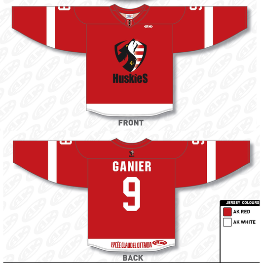 LYCÉE CLAUDEL JERSEY DE HOCKEY ROUGE
