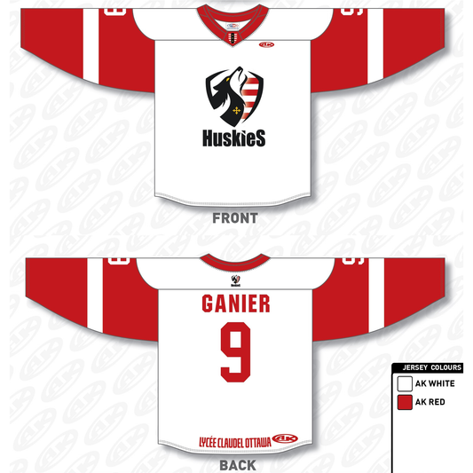 LYCÉE CLAUDEL JERSEY DE HOCKEY BLANC