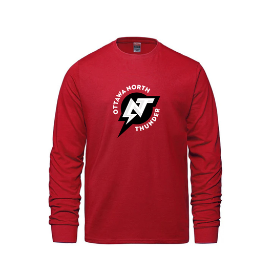OTTAWA NORTH BREEZE COTTON LONG SLEEVE WITH FULL FRONT HEAT PRESS LOGO