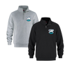 CORA Quarter Zip | CX2 Flux - Embroidered Left Chest Bear