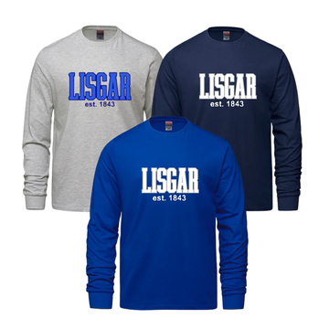LISGAR COTTON LONG SLEEVE WITH FULL FRONT HEAT PRESS LISGAR BREEZE