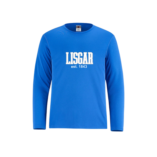 LISGAR LONG SLEEVE DRYFIT WITH FULL FRONT HEAT PRESS LISGAR SHORE