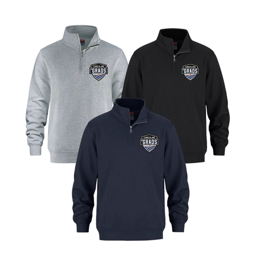 Cumberland Jr Grads Quarter Zip | CX2 Flux - Embroidered Left Chest