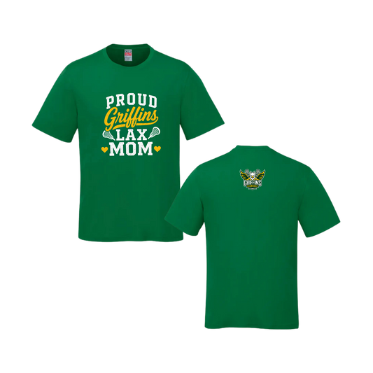 Griffins Cotton T-Shirt | CX2 Parkour - Full Front Mom Heat Press & Small Logo on Upper Back