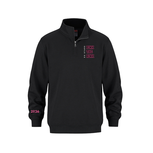 Pink the Rink Quarter Zip | CX2 Flux - Embroidered